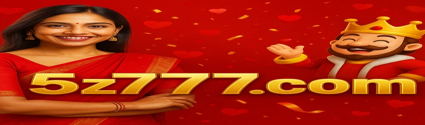 5Z777-এ লাল থিমের বাংলা ব্যানারে দৈনিক লাল প্যাকেট ইভেন্টের ঘোষণা, মোট বোনাস ৯০ লাখ টাকা; এতে একজন নারী ও ভাগ্য দেবতার চরিত্র উপস্থিত।
